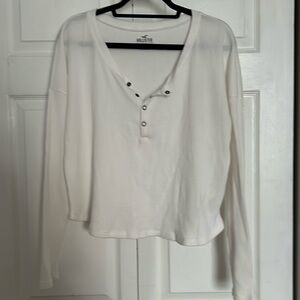 Hollister Long Sleeve Waffle Tee